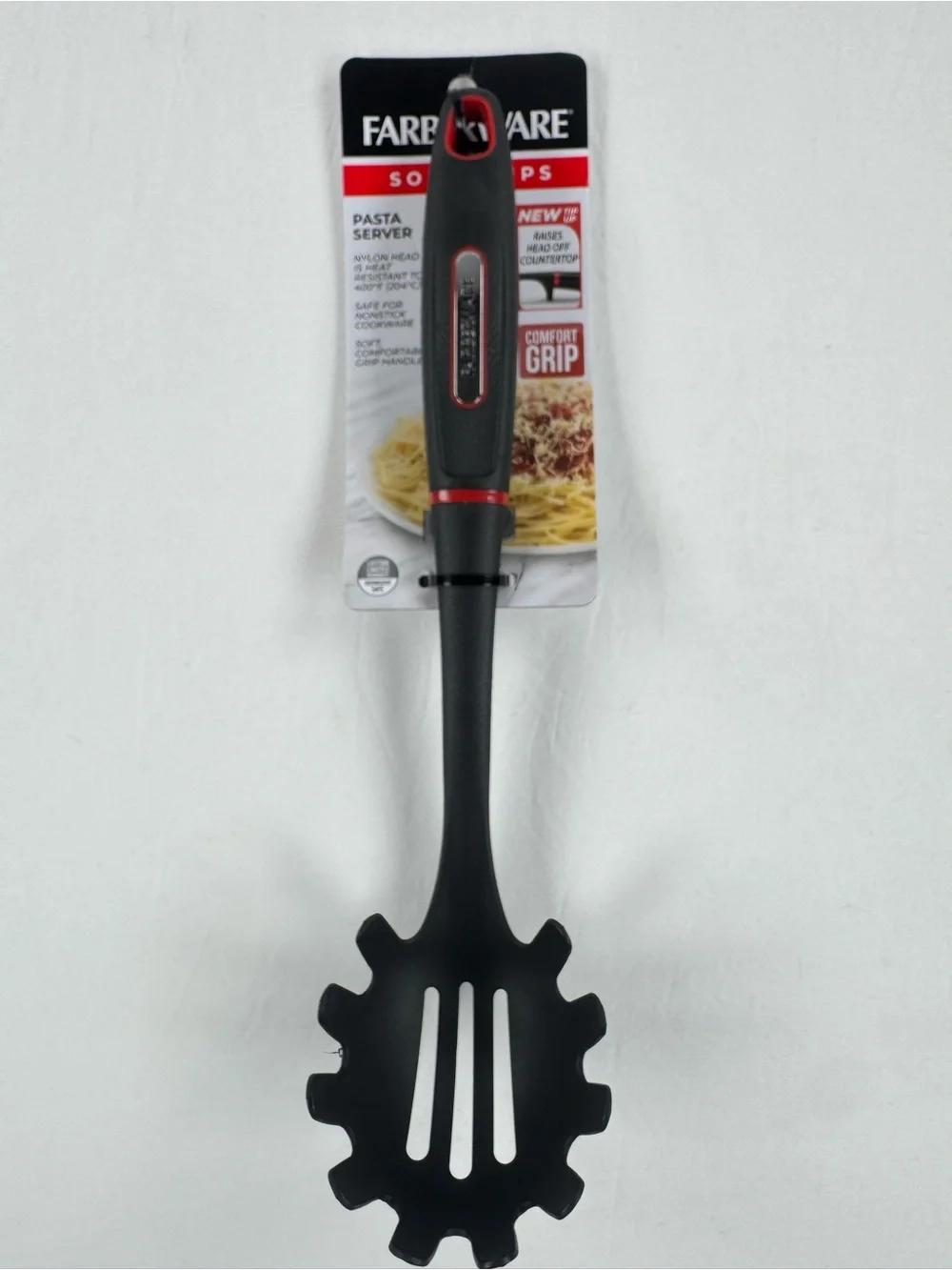 Farberware Black Nylon Slotted Pasta Server